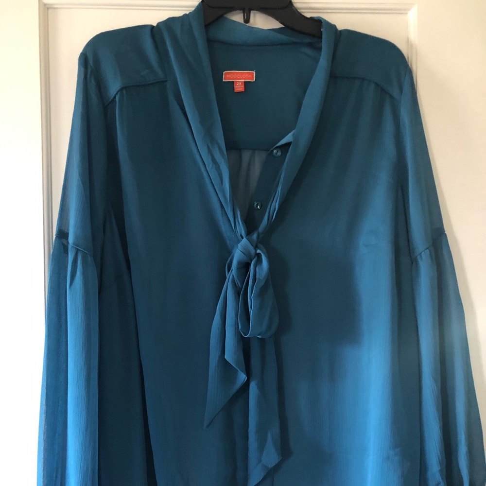 Modcloth Teal Blouse
